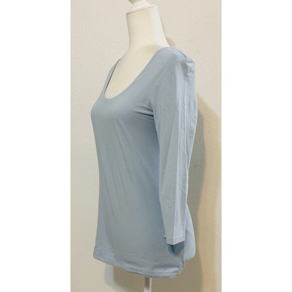 Boden Women Size 8R Light Blue Top Basic Essential Capsule Wardrobe Everyday - Picture 4 of 10